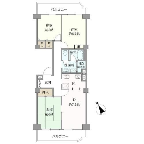 Flexible Viewing for 3DK Apartment in Oshitatecho - Photo 1