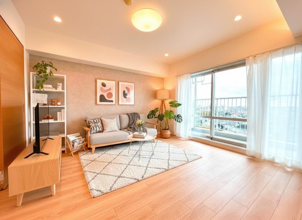 Renovated 3LDK Apartment with Great Views in Zama - Photo 1