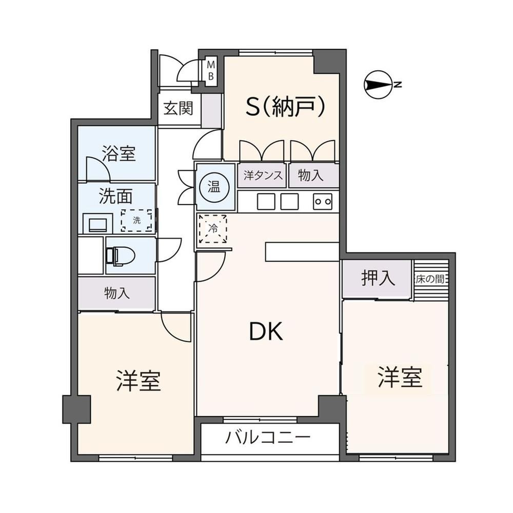 2DK+S Apartment in Shonandai with Elevator Access - Photo 1