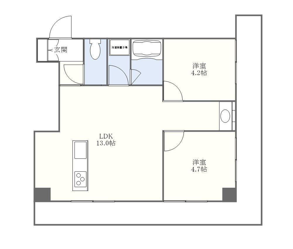 2LDK apartment in Nagasaki, Nagasaki - Photo 1