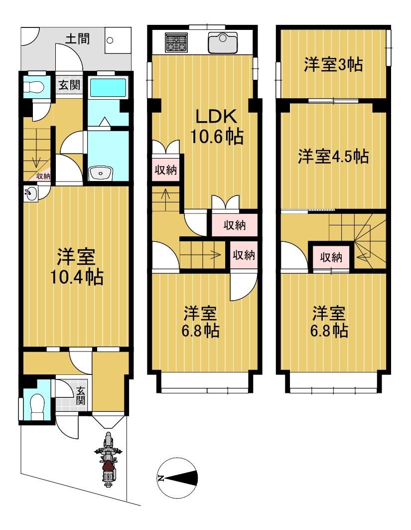 Spacious 5LDK House with Great Accessibility in Muko - Photo 1