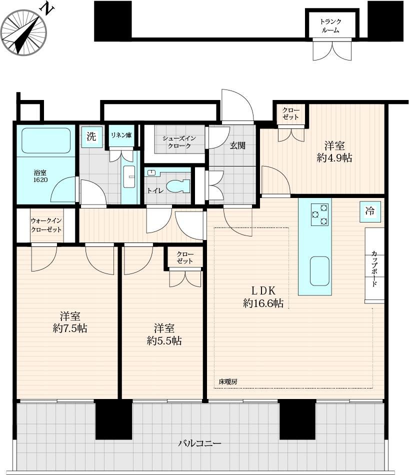 3LDK Apartment with Sea and Landmark Views in Minato Mirai - Photo 1