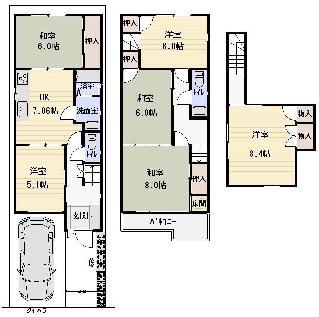 Spacious 6DK Home in Nishinanwa - Photo 1