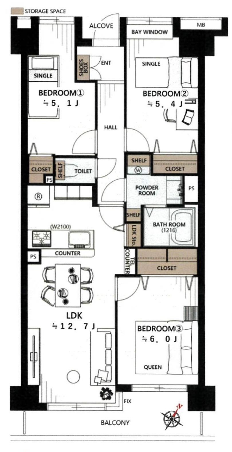 3LDK Apartment in Komogome with City Access - Photo 1