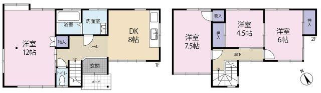 4DK house in Minami Ward, Hiroshima - Photo 1