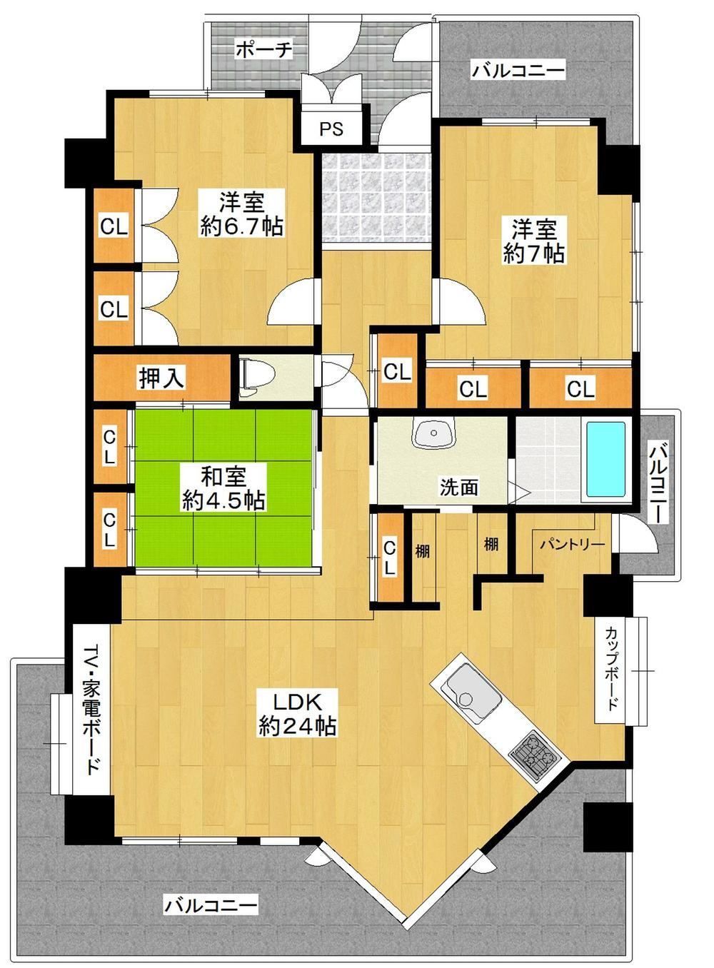 3LDK apartment in Ibaraki, Osaka - Photo 1