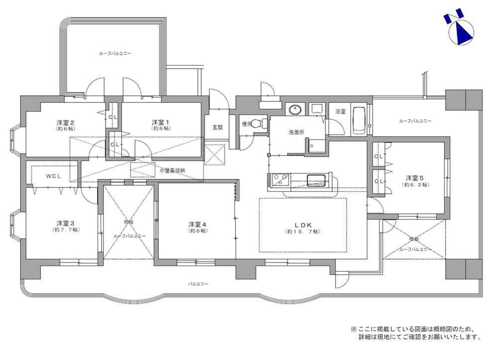 5LDK apartment in Kurume, Fukuoka - Photo 1