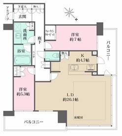 2LDK apartment in Kita Ward, Osaka - Photo 1