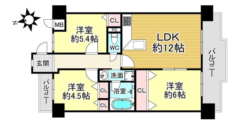 3LDK apartment in Minami Ward, Kyoto - Photo 1