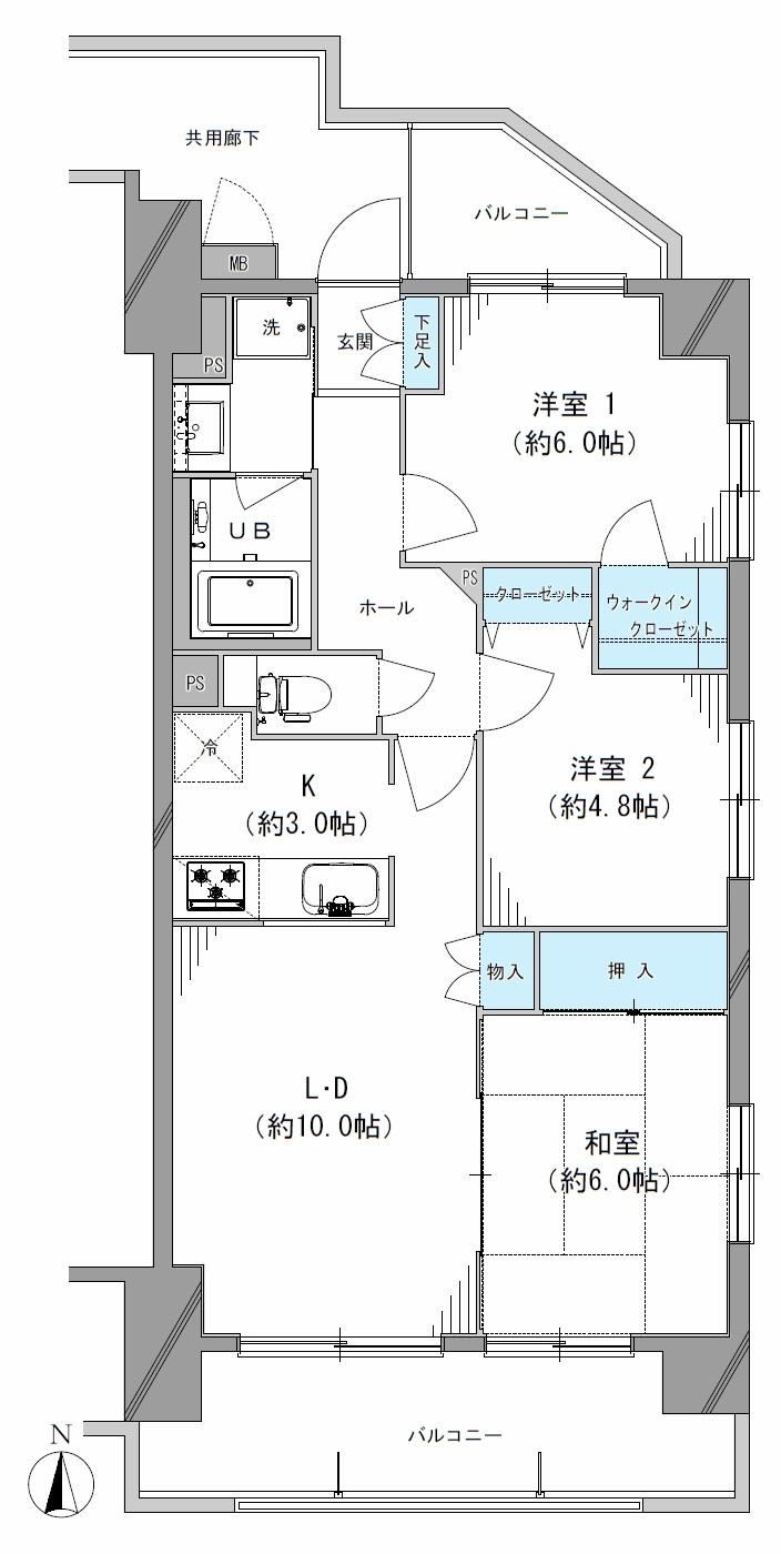 3LDK apartment in Ota, Gunma - Photo 1