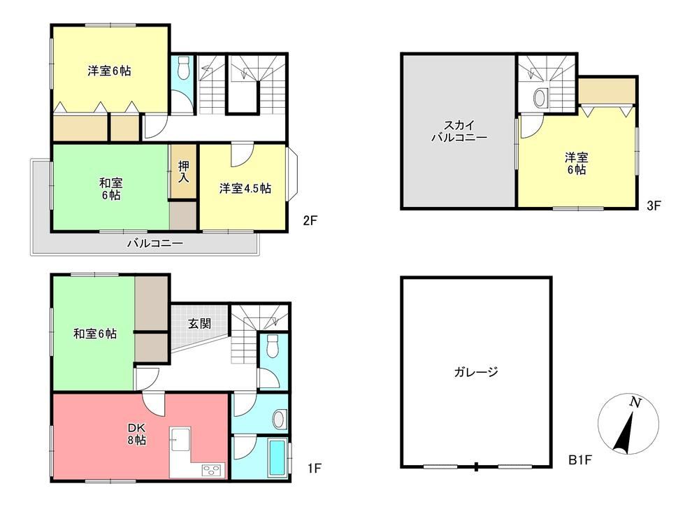 Sky Balcony House with Underground Garage in Yachiyo - Photo 1