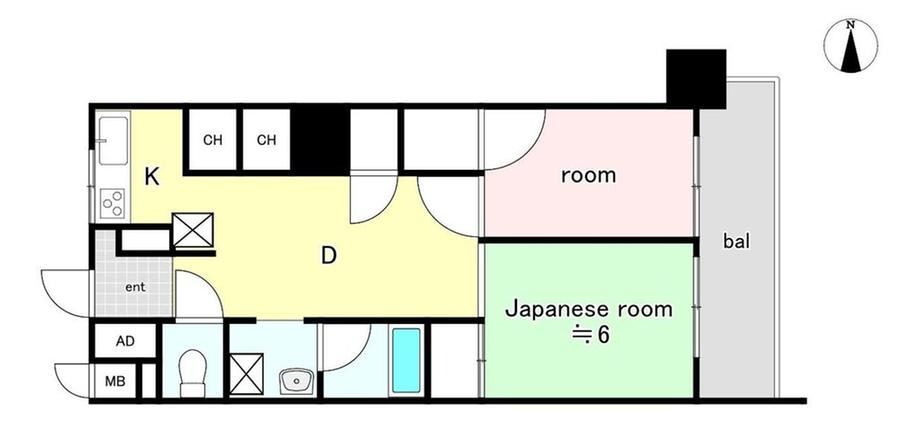 2DK Apartment in Kitakoiwa, 3-Minute Walk to Station - Photo 1