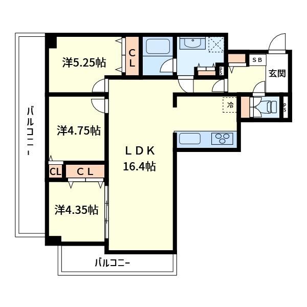 Renovated 3LDK Apartment with Dual Balconies - Photo 1