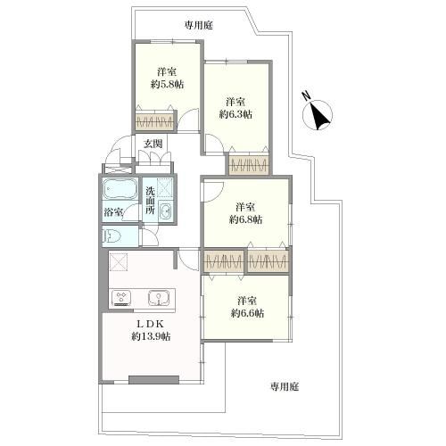 4LDK apartment in Tempaku Ward, Nagoya, Aichi - Photo 1