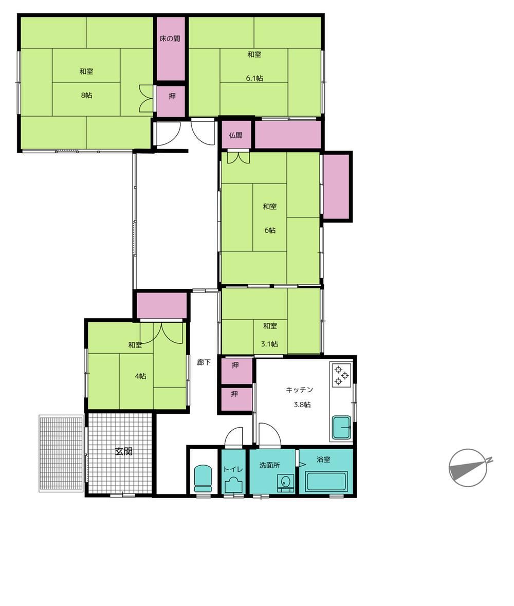 Beautiful 5DK Home in Quiet Neighborhood - Photo 1