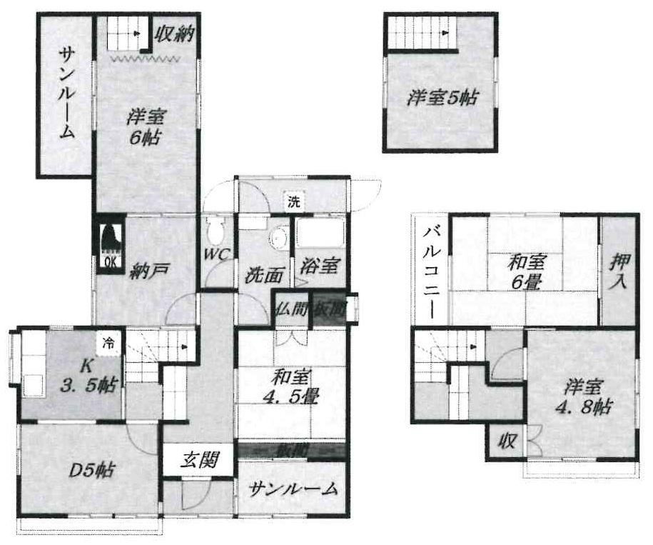5DK+S House with Sunrooms - Photo 1