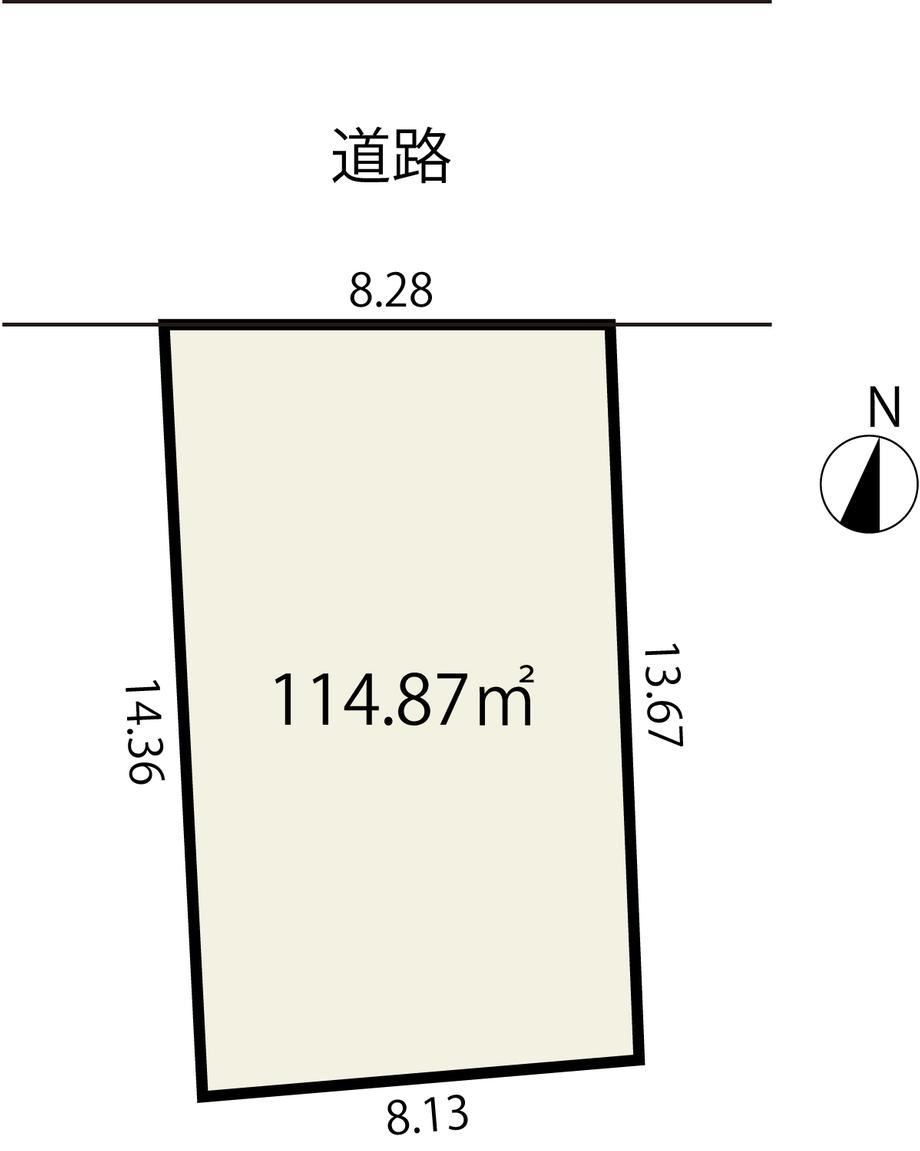Quiet Land with Landmark Views in Nagata - Photo 1