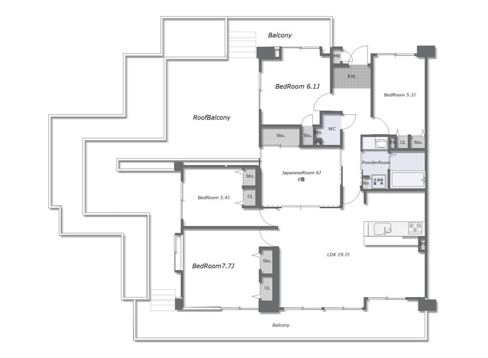 5LDK apartment in Chikusa Ward, Nagoya, Aichi - Photo 1