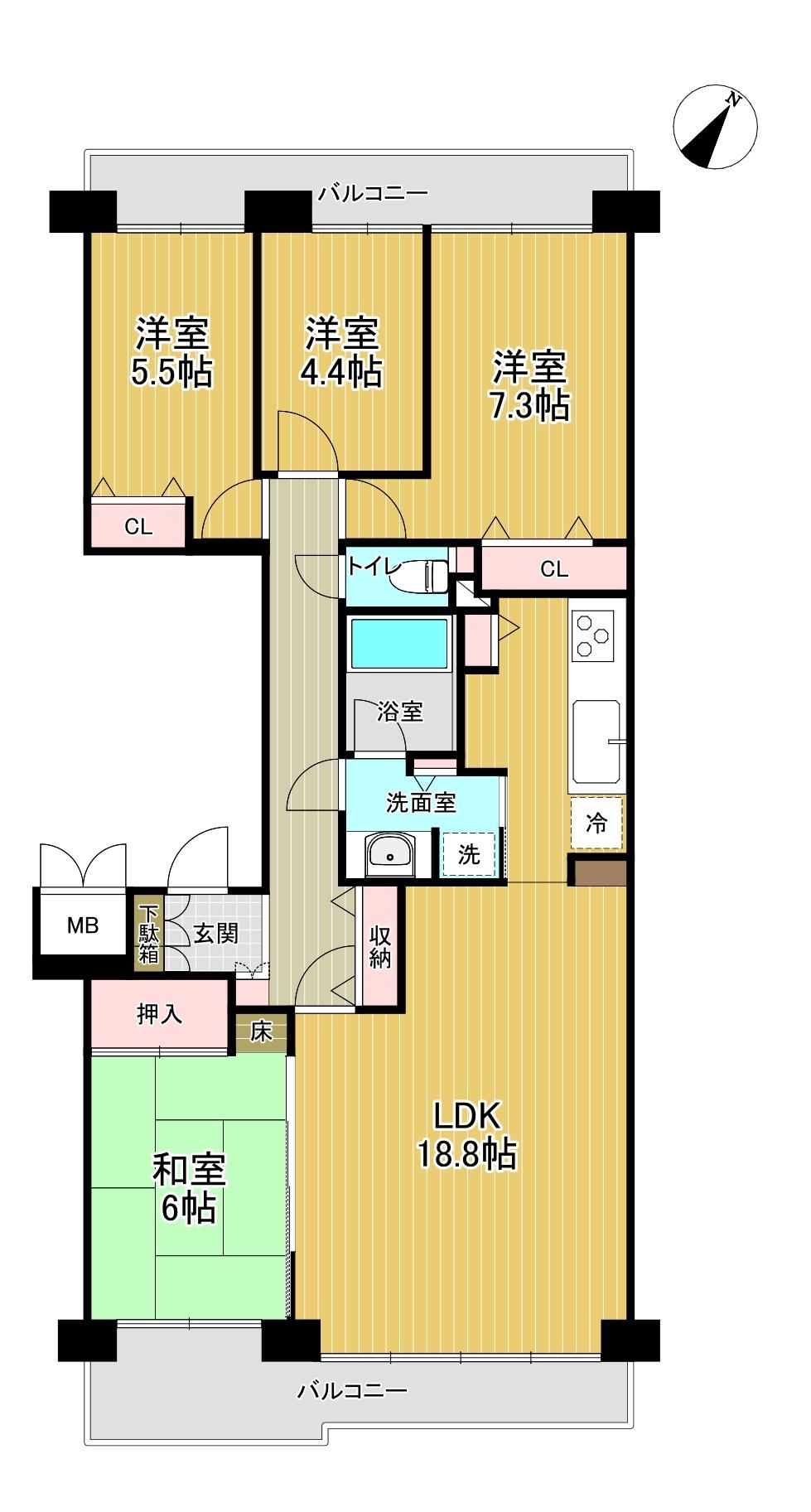 4LDK apartment in Chuo Ward, Sapporo, Hokkaido - Photo 1