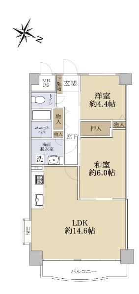 Charming 2LDK Apartment Near Kamonomiya Station - Photo 1