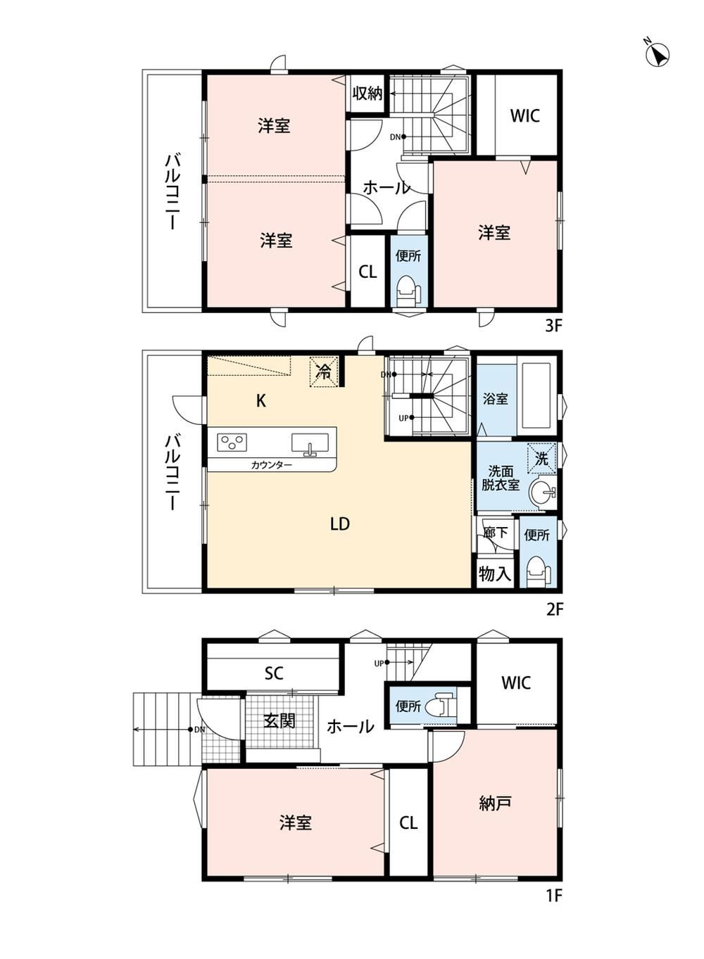 3LDK+S house in Minami Ward, Hiroshima - Photo 1