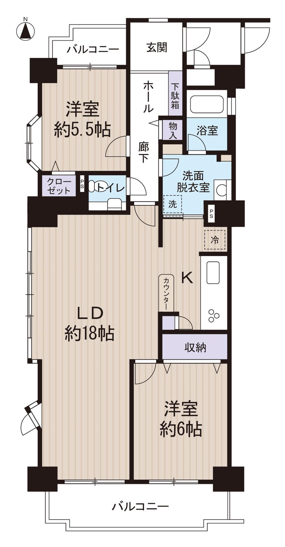 2LDK apartment in Iwakura, Aichi - Photo 1