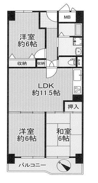 3LDK apartment in Minami Ward, Kyoto - Photo 1