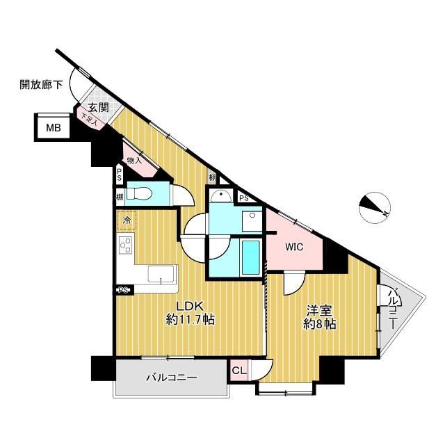 1LDK apartment in Kita Ward, Osaka - Photo 1