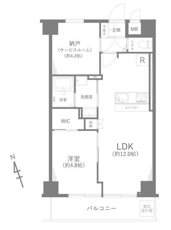 Spacious 1LDK+S Apartment with Walk-in Closet - Photo 1