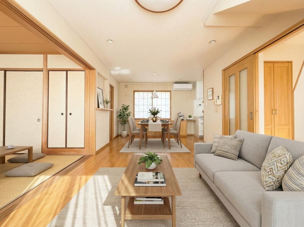 Light-Filled 3LDK+3S House in Itami - Photo 1