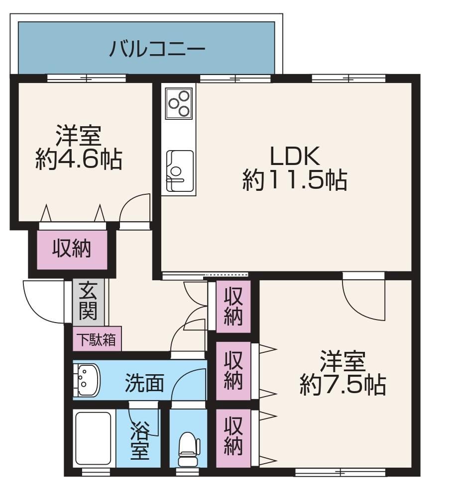 Renovated 2LDK Apartment with Southeast Exposure - Photo 1