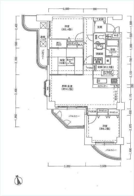3LDK apartment in Abeno Ward, Osaka - Photo 1