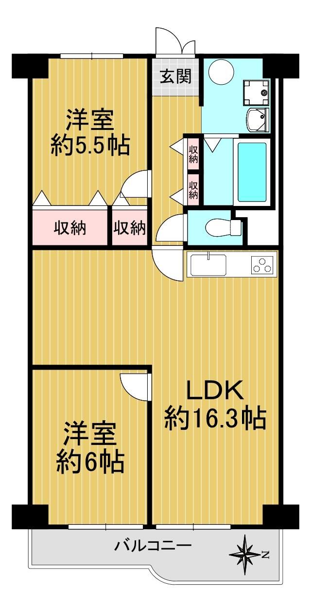 2LDK apartment in Amagasaki, Hyogo - Photo 1