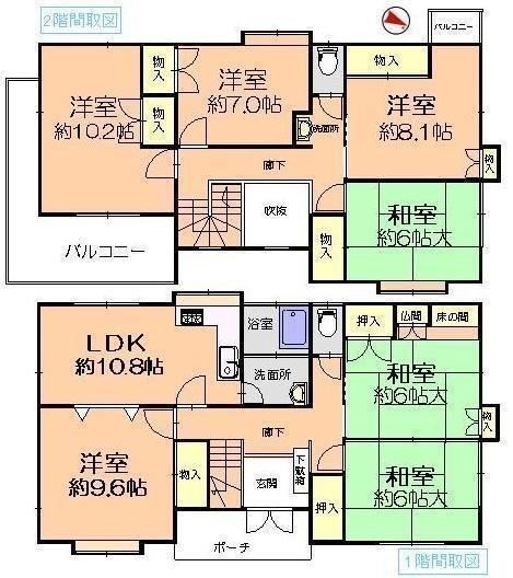 Spacious 7LDK Detached House in Sawara Ward - Photo 1
